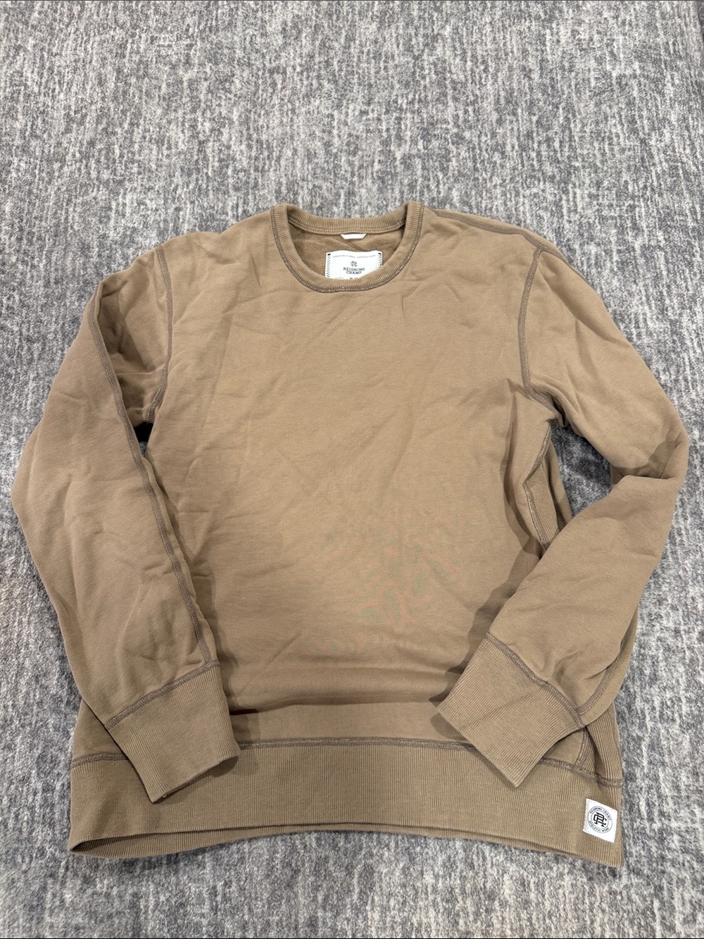 Reigning Champ Tan Crewneck Sweatshirt